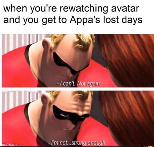 ? | image tagged in avatar the last airbender,the incredibles | made w/ Imgflip meme maker