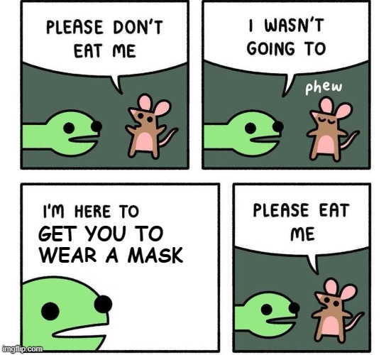 i am here to | GET YOU TO WEAR A MASK | image tagged in i am here to | made w/ Imgflip meme maker