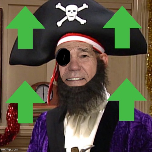 image tagged in kewlew as pirate | made w/ Imgflip meme maker