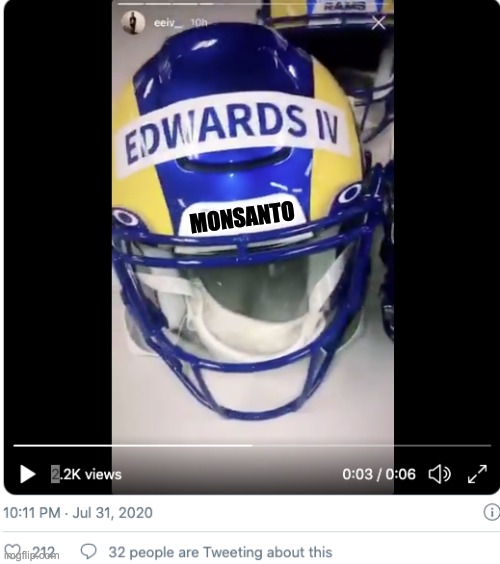 Genetically modified helmet | MONSANTO | image tagged in monsanto,gmo | made w/ Imgflip meme maker