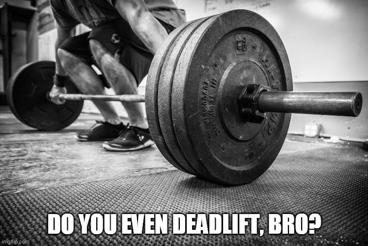  New year deadlift | DO YOU EVEN DEADLIFT, BRO? | image tagged in new year deadlift | made w/ Imgflip meme maker