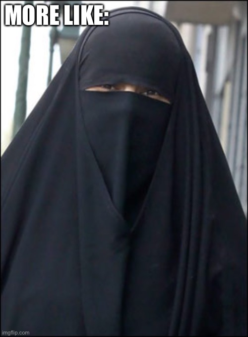 Burka Wearing Muslim Women | MORE LIKE: | image tagged in burka wearing muslim women | made w/ Imgflip meme maker