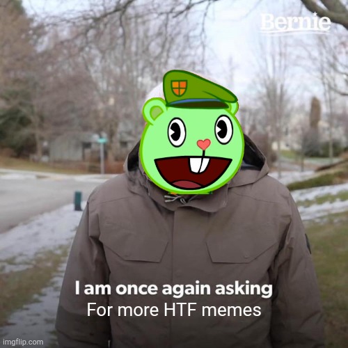 Bernie I Am Once Again Asking For Your Support | For more HTF memes | image tagged in memes,bernie i am once again asking for your support | made w/ Imgflip meme maker