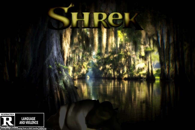 edgy shrek movie | image tagged in memes,shrek,shrek is love,shrek screaming | made w/ Imgflip meme maker