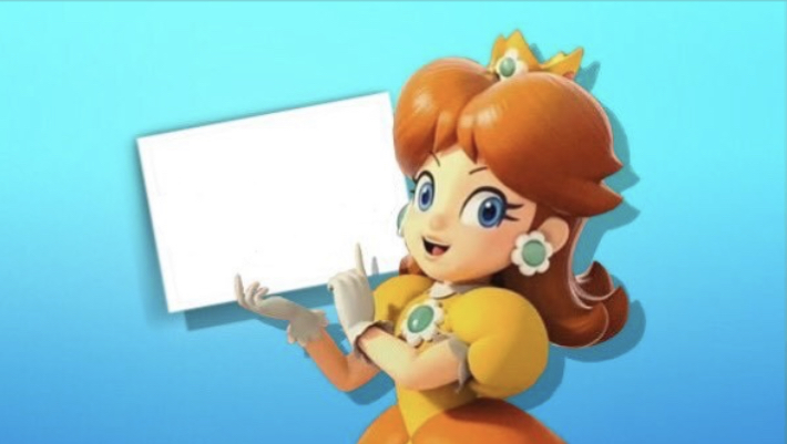 Daisy Sign Blank Meme Template