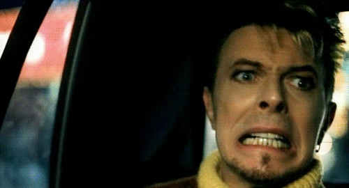 High Quality David Bowie god is an american Blank Meme Template