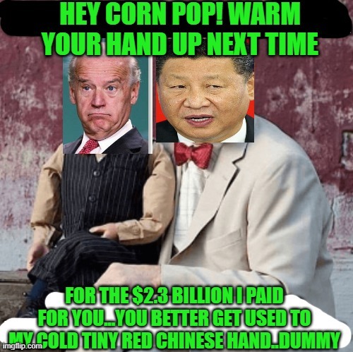 JOE AND XI | image tagged in democrats,communism,red china,2020 elections,joe biden | made w/ Imgflip meme maker