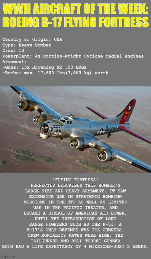 WWII Aircraft of the Week 2 | image tagged in wwii,history,bomber,plane,military,aviation | made w/ Imgflip meme maker