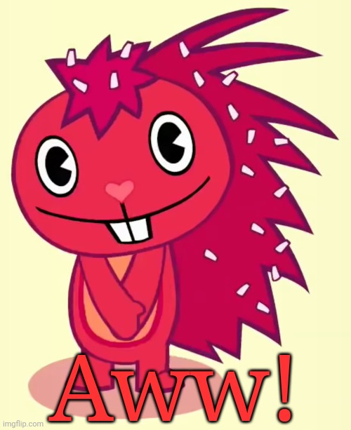 Cute Flaky (HTF) | Aww! | image tagged in cute flaky htf | made w/ Imgflip meme maker