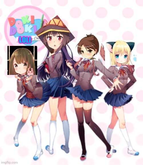 Doki Doki Loli Club | LOLI | image tagged in doki doki literature club,anime,loli | made w/ Imgflip meme maker