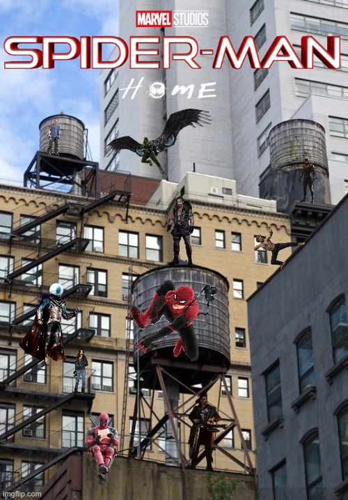 Spider-Man: Home | image tagged in uomo ragno,spiderman peter parker,tom holland,cattivi,piscina morta,meraviglia | made w/ Imgflip meme maker