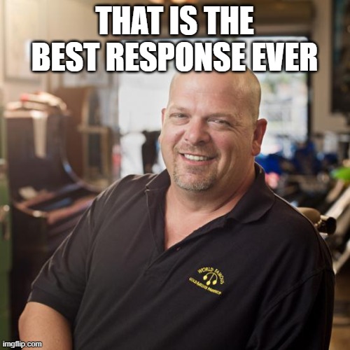 Best I can DO | THAT IS THE BEST RESPONSE EVER | image tagged in best i can do | made w/ Imgflip meme maker