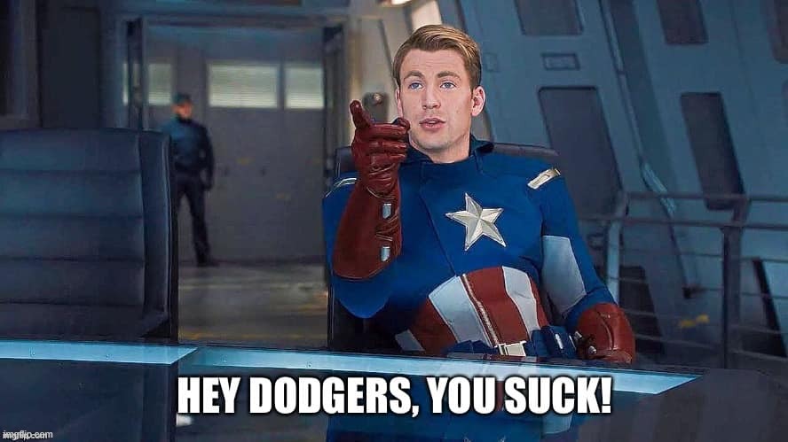 Captain America | image tagged in dodgers,memes | made w/ Imgflip meme maker