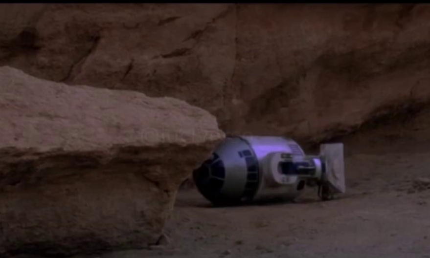 R2D2 down Blank Meme Template