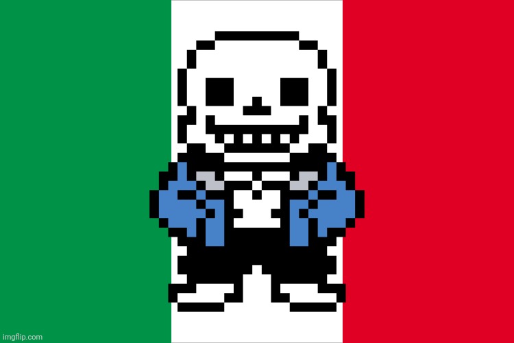 I am the big bored so have an Italian sans | image tagged in memes,undertale,sans | made w/ Imgflip meme maker