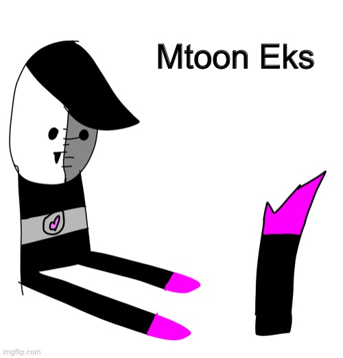 Mtoon Eks (requested by Robot_boy123) | Mtoon Eks | image tagged in memes,funny,mettaton,undertale,derpy,drawing | made w/ Imgflip meme maker