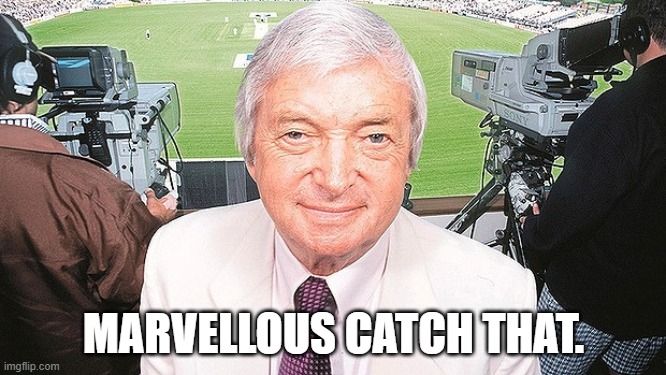Marvellous Catch That. | MARVELLOUS CATCH THAT. | image tagged in richie benaud marvellous | made w/ Imgflip meme maker