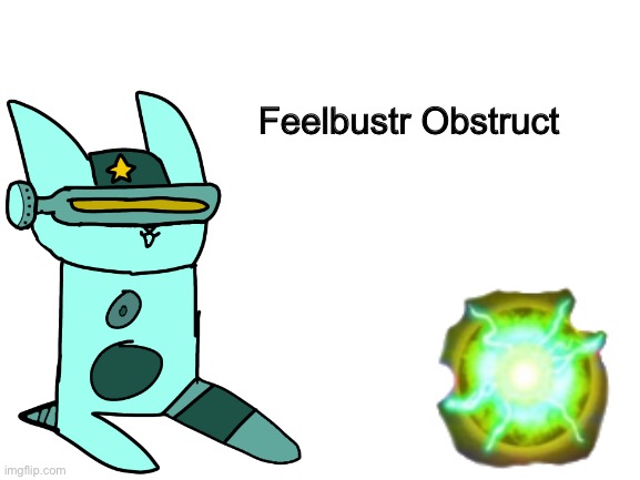 Feelbustr Obstruct (Filibuster Obstructa in a style of Feddy meme) |  Feelbustr Obstruct | image tagged in memes,funny,cats,derpy,drawing,crossover | made w/ Imgflip meme maker