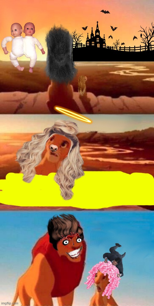 Lion King Crank Version Blank Meme Template