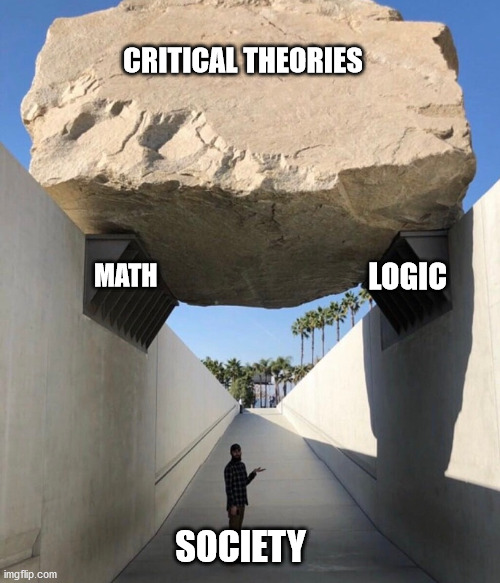 What could possibly go wrong? | CRITICAL THEORIES; MATH; LOGIC; SOCIETY | image tagged in guy under a rock,censorship,white privilege,insanity,politically correct | made w/ Imgflip meme maker