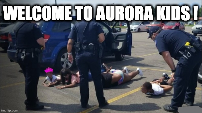 WELCOME TO AURORA KIDS ! | image tagged in memes,aurora colorado,police,blackkidsmatter,blm | made w/ Imgflip meme maker