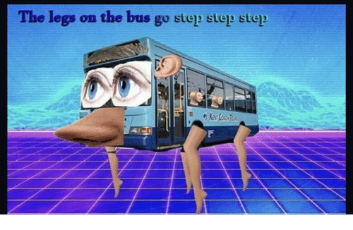 Leg bus! Blank Meme Template