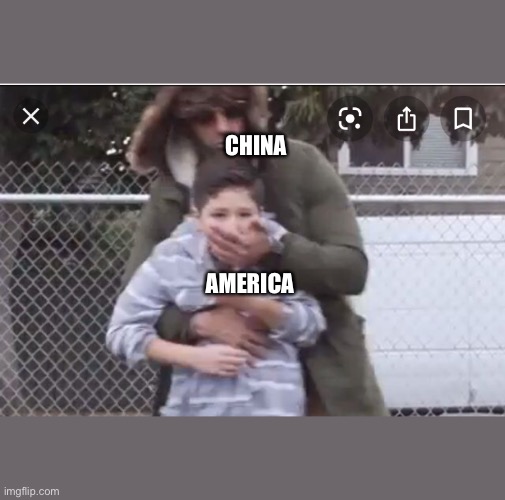 Abducter | CHINA; AMERICA | image tagged in abducter | made w/ Imgflip meme maker