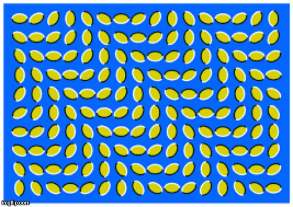 Is it moving? | image tagged in optical illusion | made w/ Imgflip meme maker