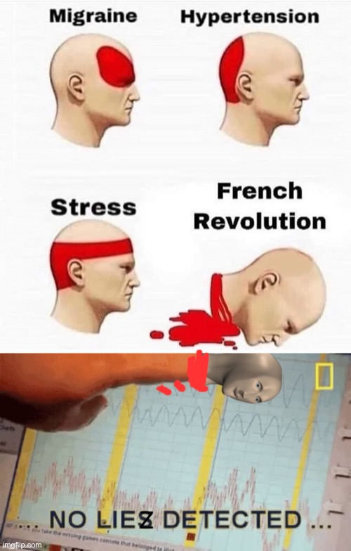 woof (repost) | image tagged in no liez detected,french,french revolution,guillotine,execution,beheading | made w/ Imgflip meme maker