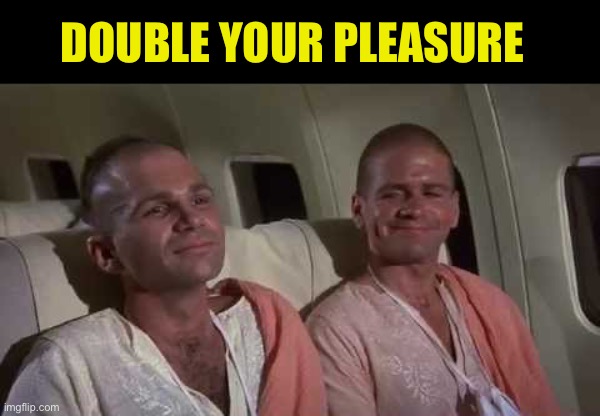 DOUBLE YOUR PLEASURE | made w/ Imgflip meme maker