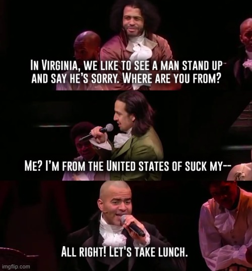 this conversation was heated... | image tagged in memes,funny,repost,hamilton | made w/ Imgflip meme maker