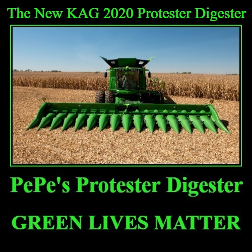 Green Lives Matter Protester Digester | The New KAG 2020 Protester Digester | image tagged in pepe the frog,kek,kag,reeeeeeeeeeeeeeeeeeeeee,trump 2020 | made w/ Imgflip meme maker