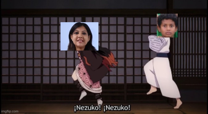 SIDDU LOVES NEZUKO | image tagged in funny | made w/ Imgflip meme maker