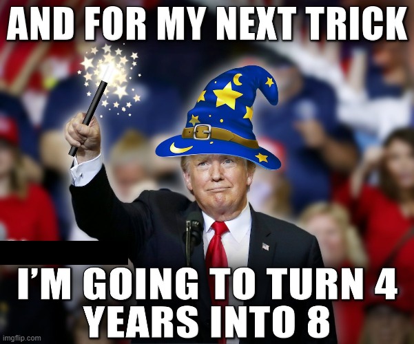 image tagged in donald trump,magic | made w/ Imgflip meme maker