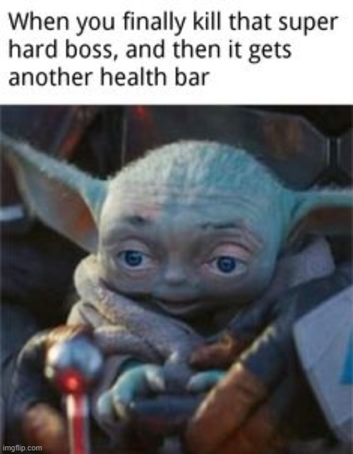 image tagged in baby yoda,video games | made w/ Imgflip meme maker