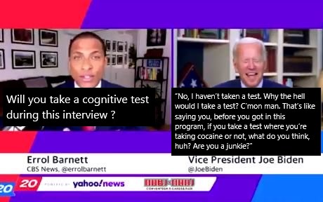 High Quality Biden calls black reporter a junkie Blank Meme Template