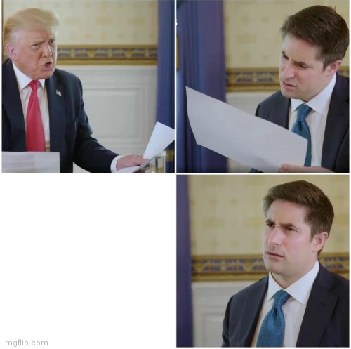 Donald Trump Interview Blank Meme Template
