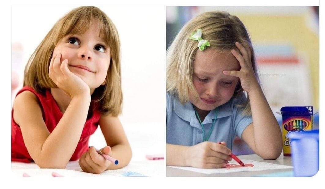 Crying girl writing Blank Meme Template