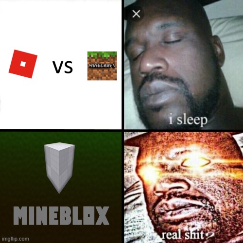 mineblox | image tagged in minecraft,roblox | made w/ Imgflip meme maker