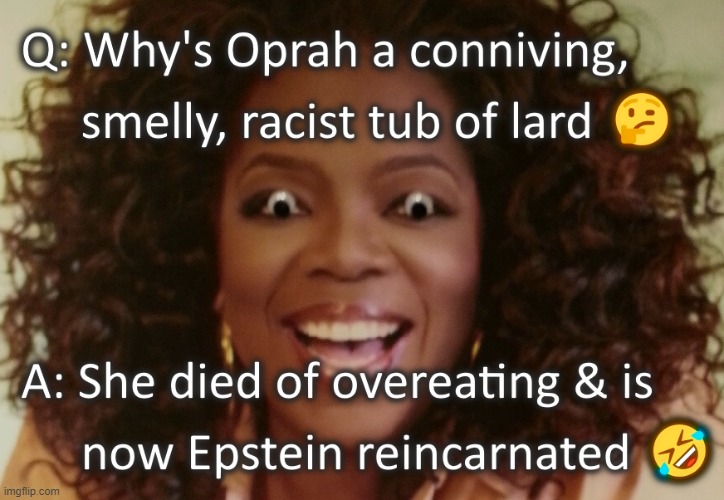 Oprah Q&A | image tagged in oprah,oprah winfrey,jeffrey epstein,epstein | made w/ Imgflip meme maker