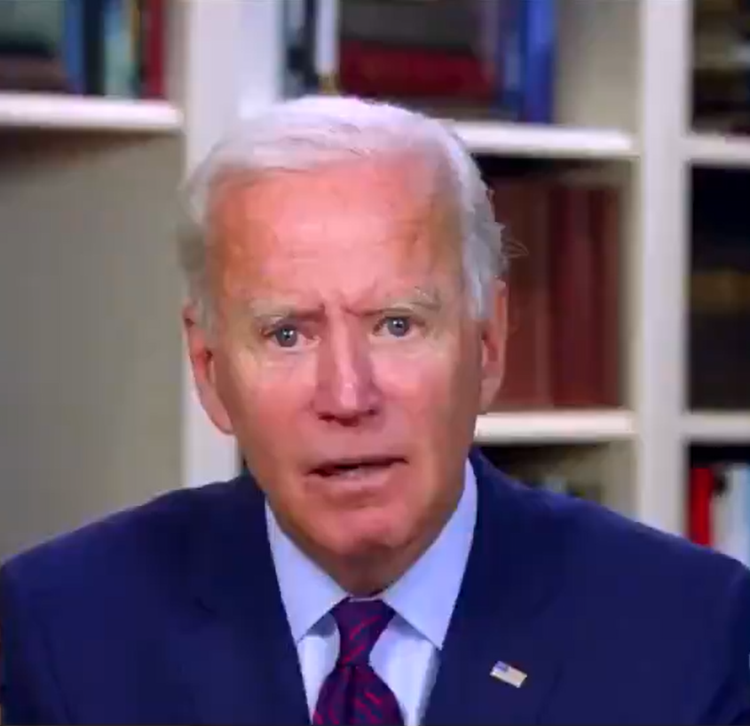 Slow Joe Biden Dementia Face Blank Meme Template