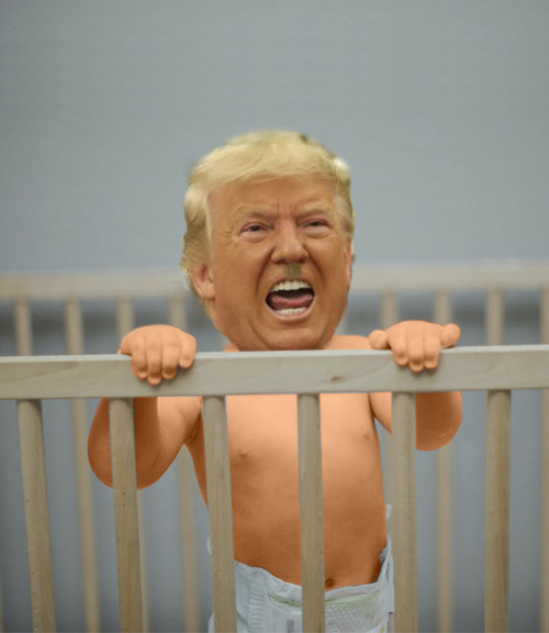 Caged Trump Blank Meme Template