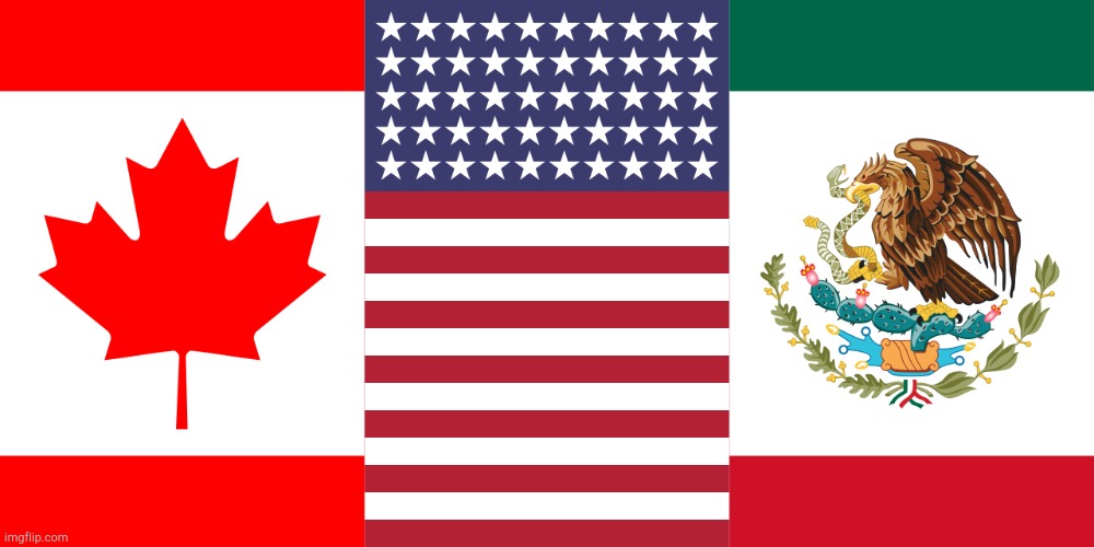 North America Flag | image tagged in north america flag | made w/ Imgflip meme maker