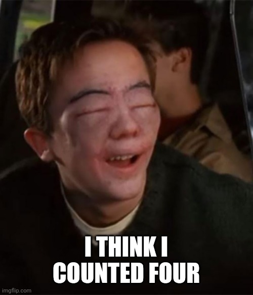 Malcolm in the middle poison ivy | I THINK I COUNTED FOUR | image tagged in malcolm in the middle poison ivy | made w/ Imgflip meme maker