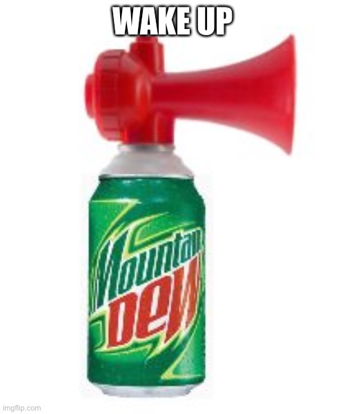 mlg air horn | WAKE UP | image tagged in mlg air horn | made w/ Imgflip meme maker