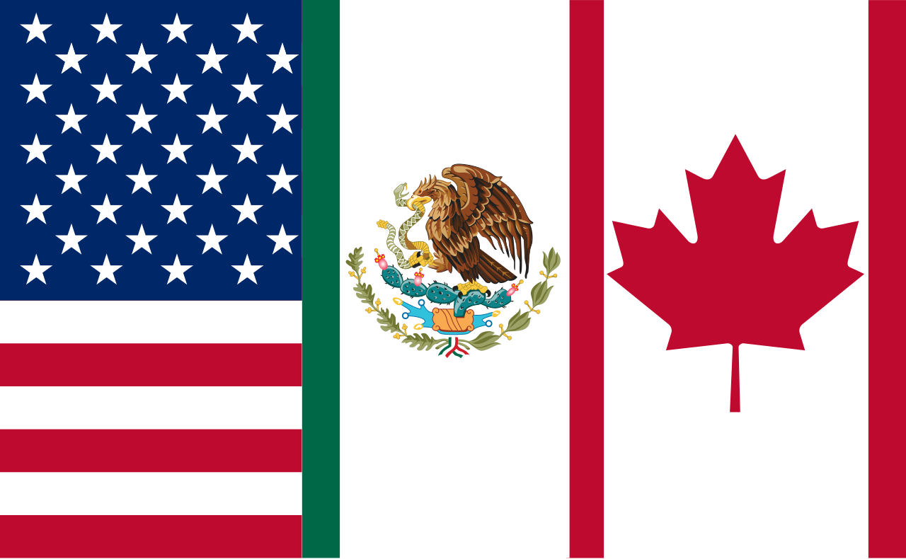 North America Flag Blank Meme Template