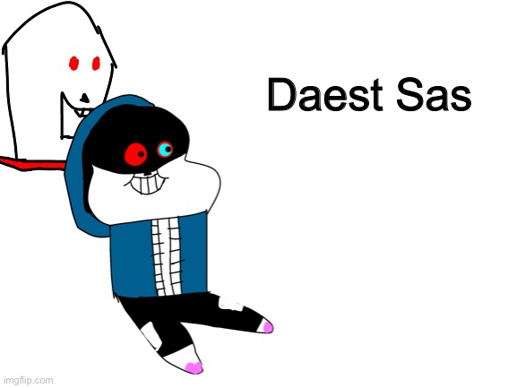 Everyonegon (Requested by WoofWoof2...again) | Daest Sas | image tagged in memes,funny,dust,sans,undertale,drawing | made w/ Imgflip meme maker