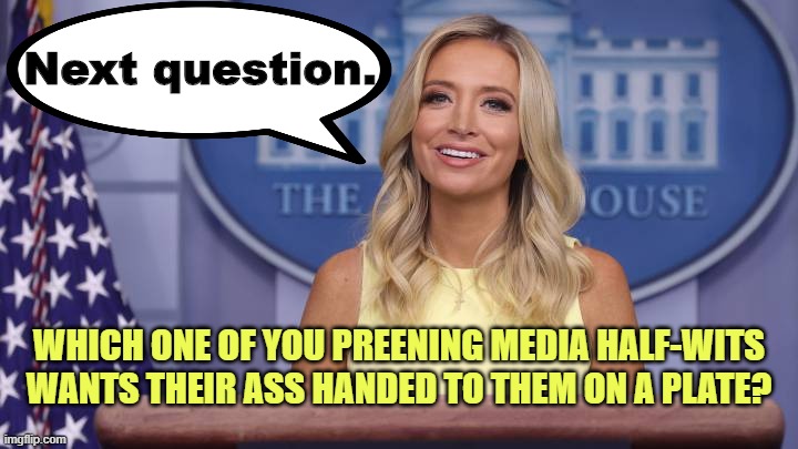 Swamp MSM ass is grass and this angel is the lawn mower. | Next question. WHICH ONE OF YOU PREENING MEDIA HALF-WITS WANTS THEIR ASS HANDED TO THEM ON A PLATE? | image tagged in kayleigh,white house,election 2020 | made w/ Imgflip meme maker