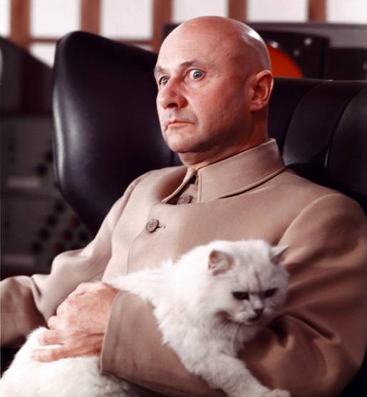 High Quality bond villain cat Blank Meme Template