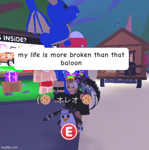 My life is more broken than this baloon | made w/ Imgflip meme maker
